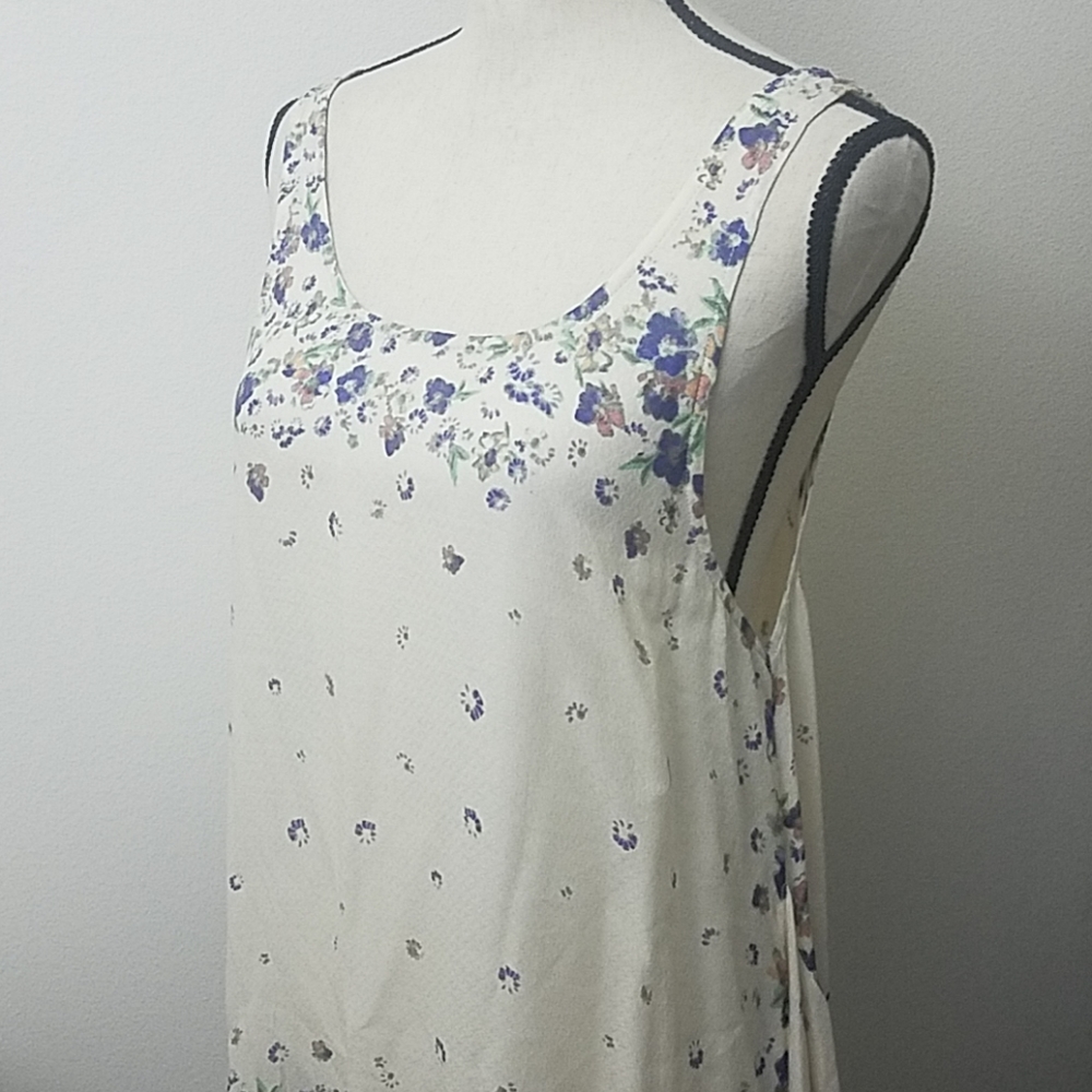 Free People Floral Top Size Small